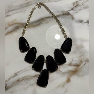 Elegant Black Statement Necklace